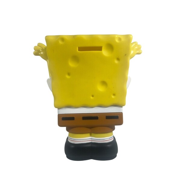 Nickelodeon Spongebob Squarepants Busted Bank 8" Molded Coin Piggy Saving Bank - Picture 5 of 11